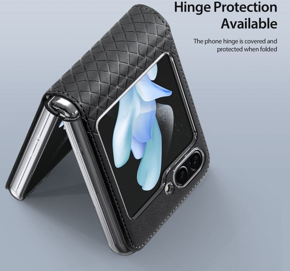Dux Ducis Bril Samsung Galaxy Z Flip 5 Hoesje Back Cover Zwart afbeelding 5