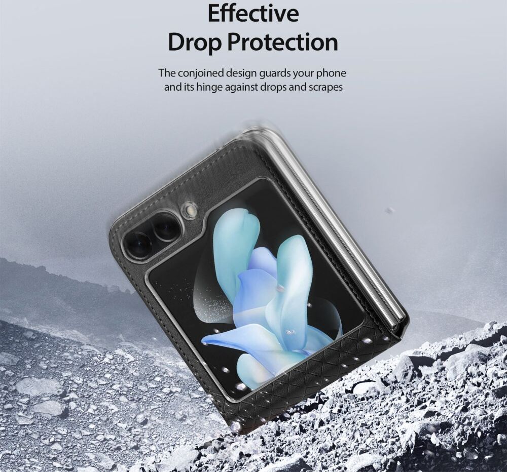 Dux Ducis Bril Samsung Galaxy Z Flip 5 Hoesje Back Cover Zwart afbeelding 8