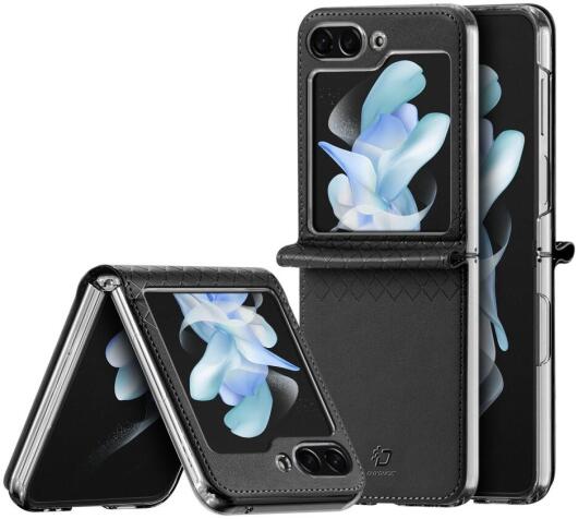Dux Ducis Bril Samsung Galaxy Z Flip 5 Hoesje Back Cover Zwart afbeelding 1