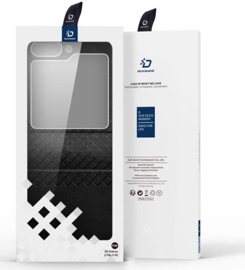 Dux Ducis Bril Samsung Galaxy Z Flip 5 Hoesje Back Cover Zwart afbeelding 11