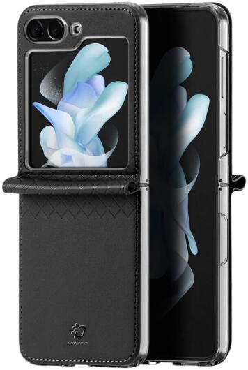 Dux Ducis Bril Samsung Galaxy Z Flip 5 Hoesje Back Cover Zwart afbeelding 2