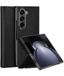 Dux Ducis Bril Samsung Galaxy Z Fold 5 Hoesje Back Cover Zwart