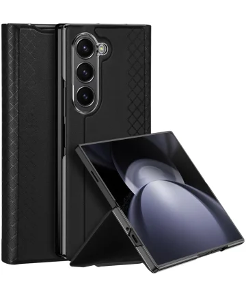 Dux Ducis Bril Samsung Galaxy Z Fold 5 Hoesje Back Cover Zwart Hoesjes