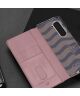 Dux Ducis Bril Samsung Galaxy Z Fold 5 Hoesje Back Cover Roze