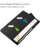 Samsung Galaxy Tab S8 Plus Hoes Tri-Fold Book Case met Standaard Zwart