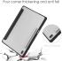 Samsung Galaxy Tab S8 Plus Hoes Tri-Fold Book Case met Standaard Zwart afbeelding 2