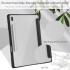 Samsung Galaxy Tab S8 Plus Hoes Tri-Fold Book Case met Standaard Zwart afbeelding 8
