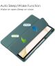 Samsung Galaxy Tab S8 Plus Hoes Tri-Fold Book Case met Standaard Groen