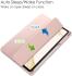 Samsung Galaxy Tab S8 Plus Hoes Tri-Fold Book Case met Standaard Roze afbeelding 3