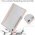 Samsung Galaxy Tab S8 Plus Hoes Tri-Fold Book Case met Standaard Roze afbeelding 2