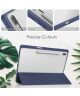 Samsung Galaxy Tab S8 Plus Hoes Tri-Fold Book Case met Standaard Blauw
