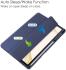 Samsung Galaxy Tab S8 Plus Hoes Tri-Fold Book Case met Standaard Blauw afbeelding 3