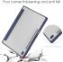 Samsung Galaxy Tab S8 Plus Hoes Tri-Fold Book Case met Standaard Blauw afbeelding 2