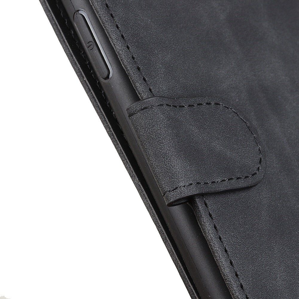 KHAZNEH Samsung Galaxy A04 Hoesje Retro Wallet Book Case Zwart afbeelding 5