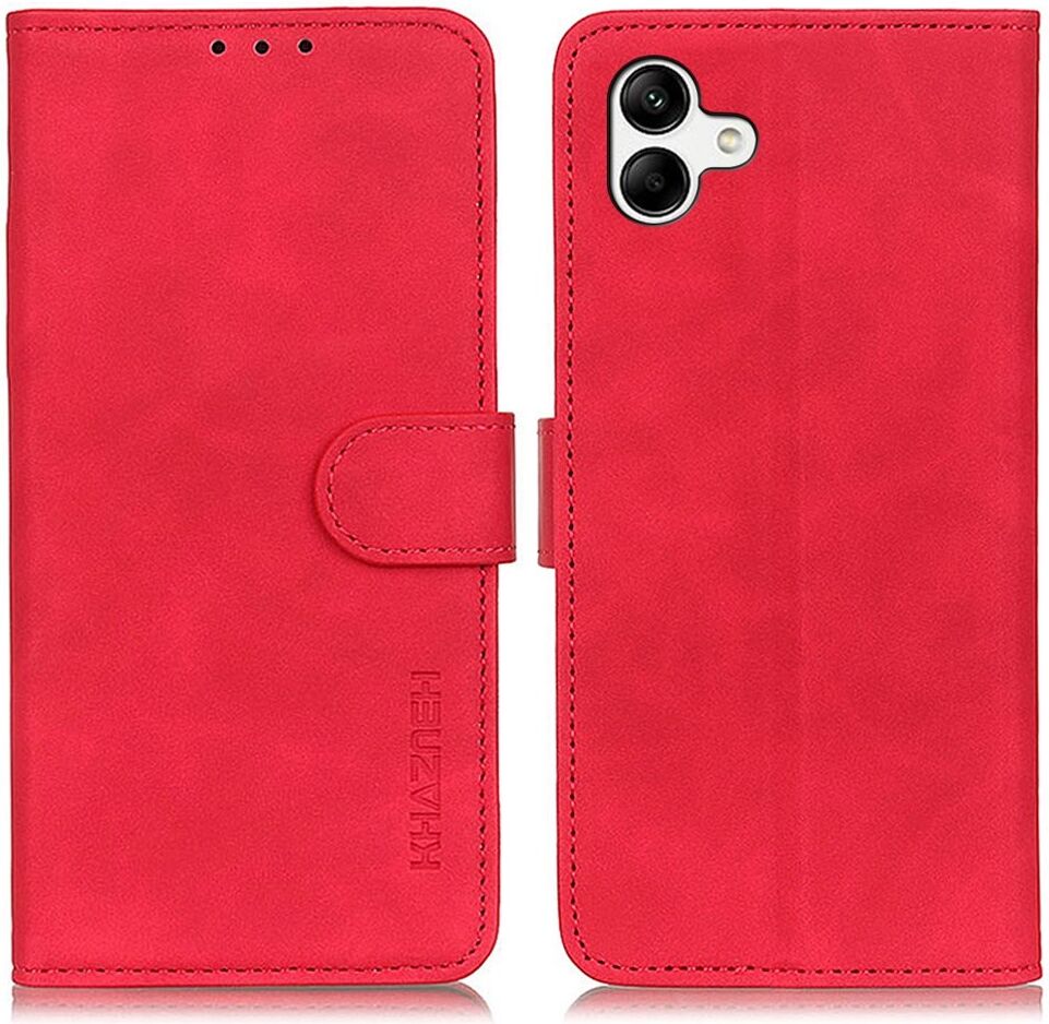 KHAZNEH Samsung Galaxy A04 Hoesje Retro Wallet Book Case Rood afbeelding 2