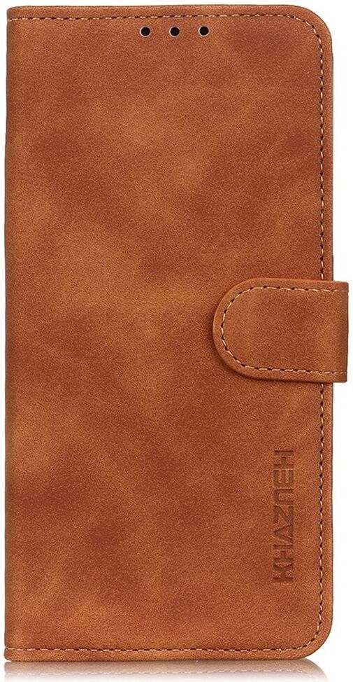 KHAZNEH Samsung Galaxy A04 Hoesje Retro Wallet Book Case Bruin afbeelding 8