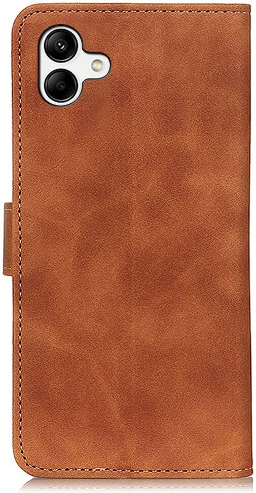 KHAZNEH Samsung Galaxy A04 Hoesje Retro Wallet Book Case Bruin afbeelding 9