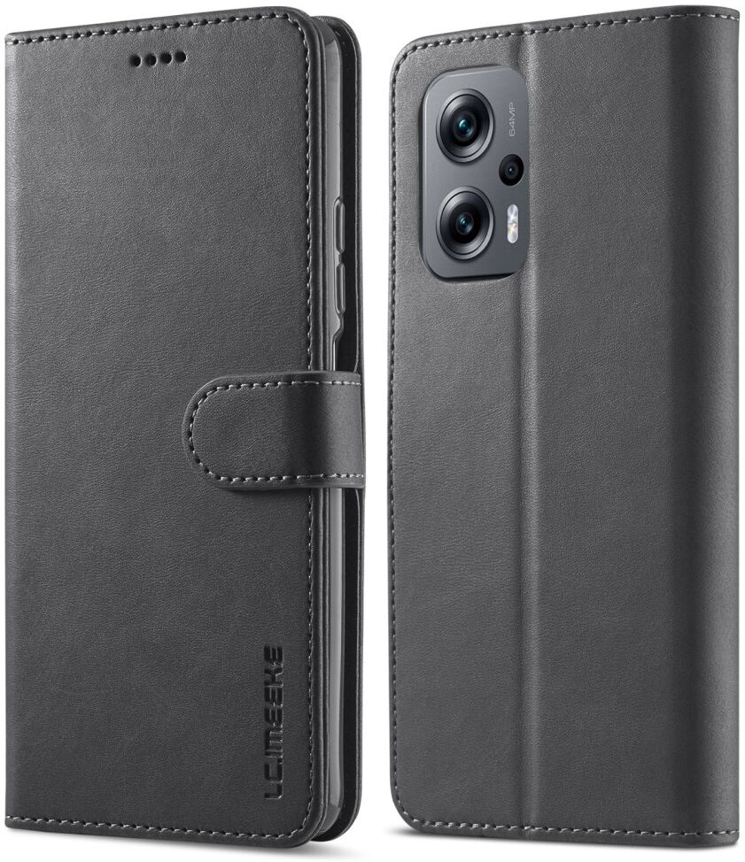 LC.IMEEKE Xiaomi Redmi 10/Poco M5 Hoesje Portemonnee Book Case Zwart afbeelding 2