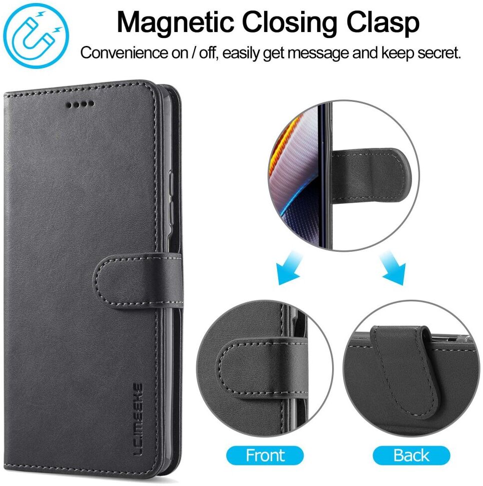 LC.IMEEKE Xiaomi Redmi 10/Poco M5 Hoesje Portemonnee Book Case Zwart afbeelding 7