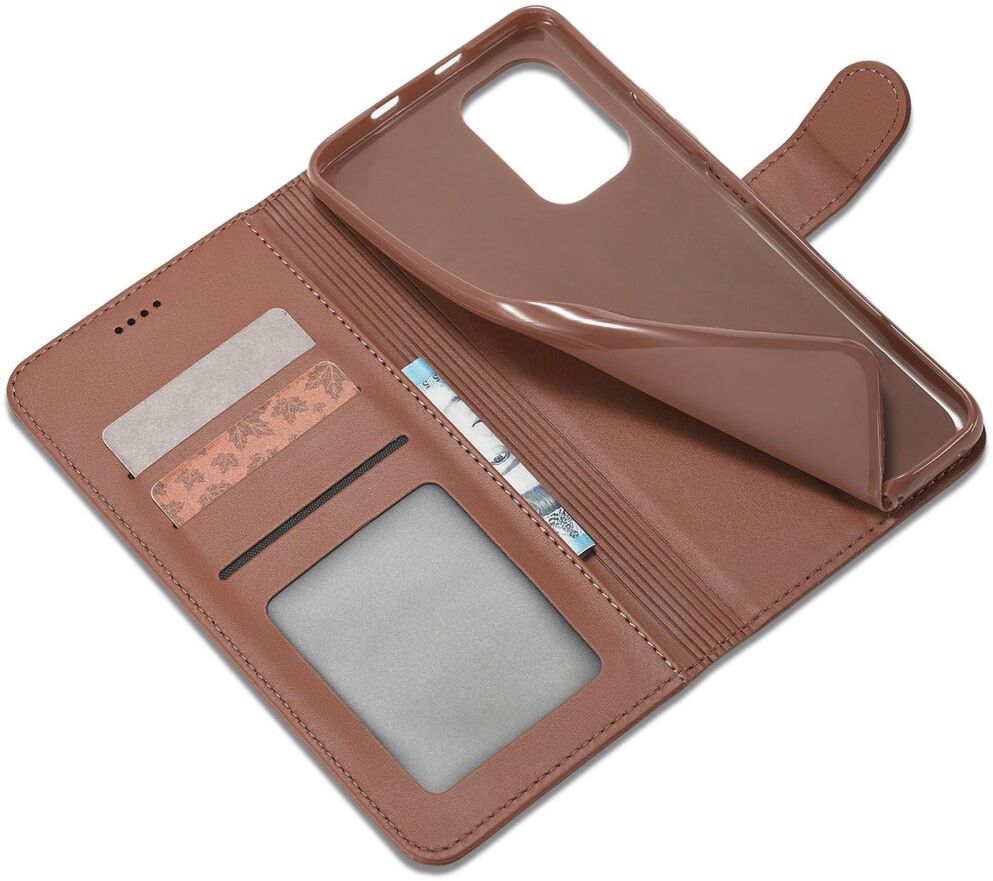 LC.IMEEKE Xiaomi Redmi 10/Poco M5 Hoesje Portemonnee Book Case Bruin afbeelding 8