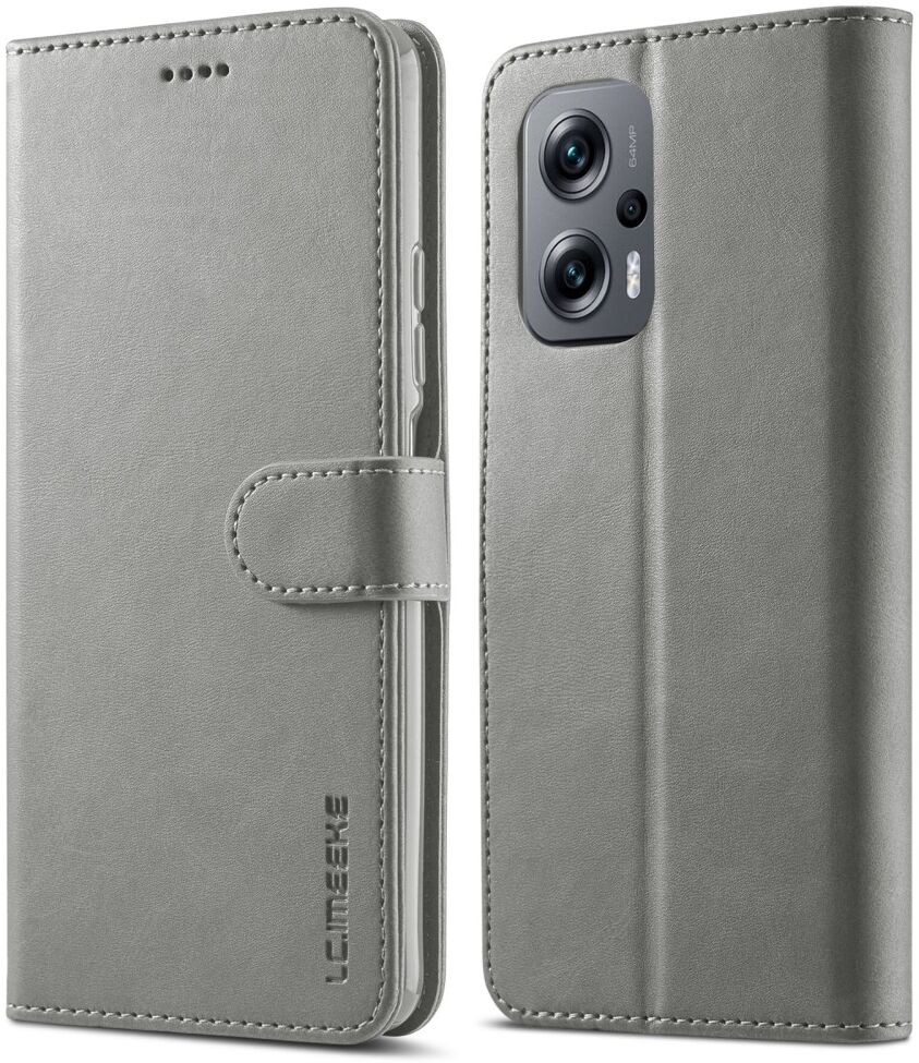 LC.IMEEKE Xiaomi Redmi 10/Poco M5 Hoesje Portemonnee Book Case Grijs afbeelding 2