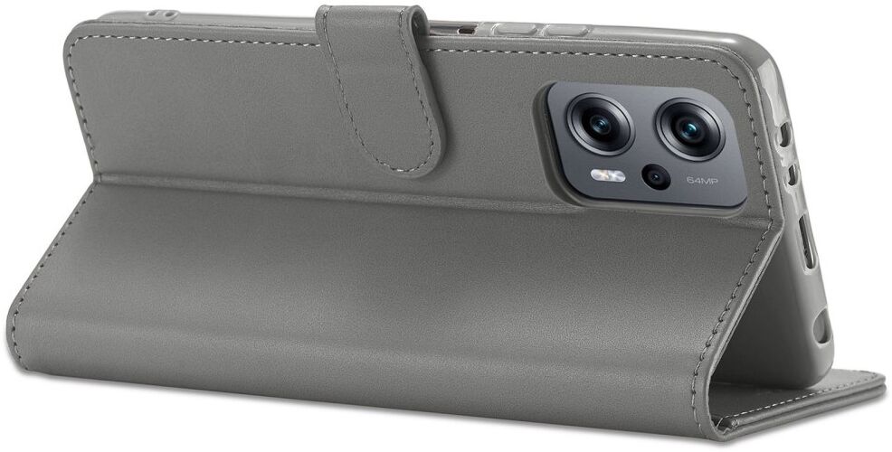 LC.IMEEKE Xiaomi Redmi 10/Poco M5 Hoesje Portemonnee Book Case Grijs afbeelding 12