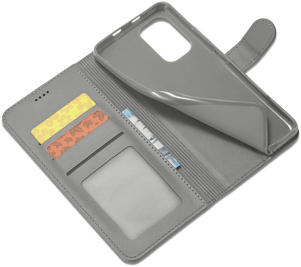 LC.IMEEKE Xiaomi Redmi 10/Poco M5 Hoesje Portemonnee Book Case Grijs afbeelding 8