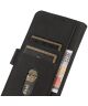 KHAZNEH Motorola Moto E22/E22i Hoesje Retro Wallet Book Case Zwart