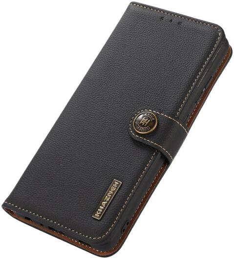 Samsung Galaxy S23 Ultra Hoesje RFID Portemonnee Book Case Zwart afbeelding 6
