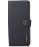 Samsung Galaxy S23 Ultra Hoesje RFID Portemonnee Book Case Blauw