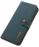 Samsung Galaxy S23 Ultra Hoesje RFID Portemonnee Book Case Groen