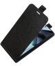 Motorola Moto G72 Hoesje Verticale Flip Wallet Case Kunstleer Zwart