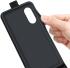 Oppo A58 5G / A78 5G Hoesje Verticale Flip Wallet Case Kunstleer Zwart afbeelding 5
