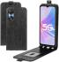 Oppo A58 5G / A78 5G Hoesje Verticale Flip Wallet Case Kunstleer Zwart afbeelding 4