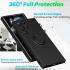Samsung Galaxy S23 Ultra Hoesje Magnetische Kickstand Back Cover Zwart afbeelding 6