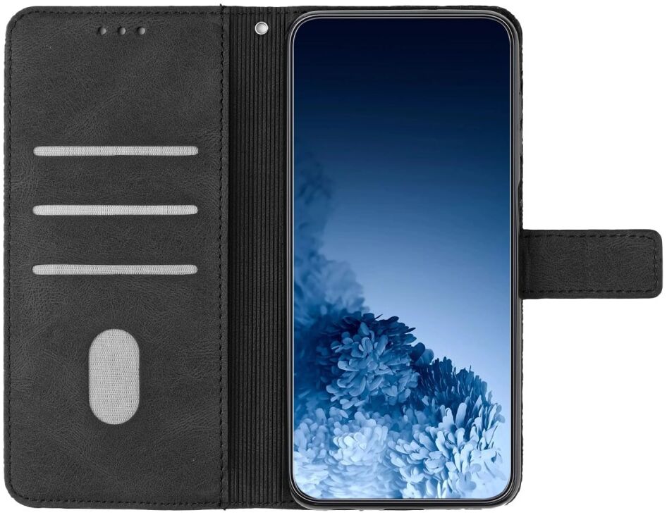 Samsung Galaxy A34 Hoesje Mandala Book Case met Pasjeshouder Zwart afbeelding 4