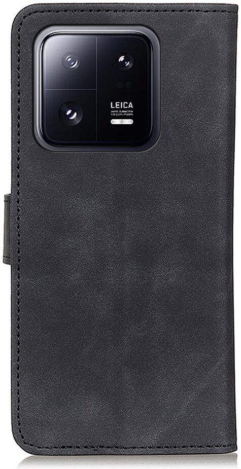 KHAZNEH Xiaomi 13 Hoesje Retro Wallet Book Case Zwart afbeelding 10