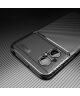 Xiaomi Poco M5 Hoesje Siliconen Carbon TPU Back Cover Zwart