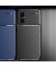 Xiaomi Poco M5 Hoesje Siliconen Carbon TPU Back Cover Blauw