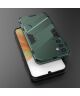 Samsung Galaxy A34 Hoesje Shockproof Kickstand Back Cover Groen