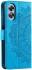 Oppo A58 5G / A78 5G Hoesje Mandala Book Case met Pasjeshouder Blauw afbeelding 6