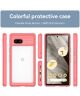 Google Pixel 7a Hoesje Acryl Back Cover Rood