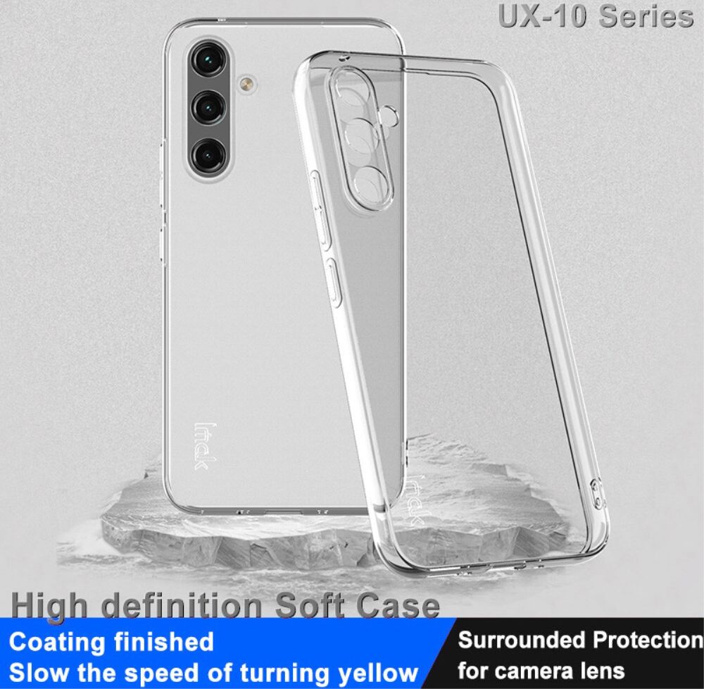 Imak UX-10 Samsung Galaxy A34 Hoesje Flexibel TPU Transparant afbeelding 2