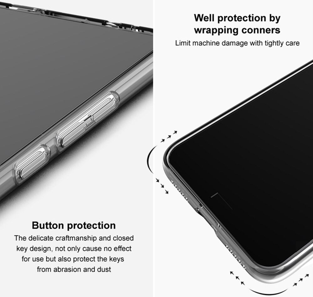 Imak UX-10 Samsung Galaxy A34 Hoesje Flexibel TPU Transparant afbeelding 4
