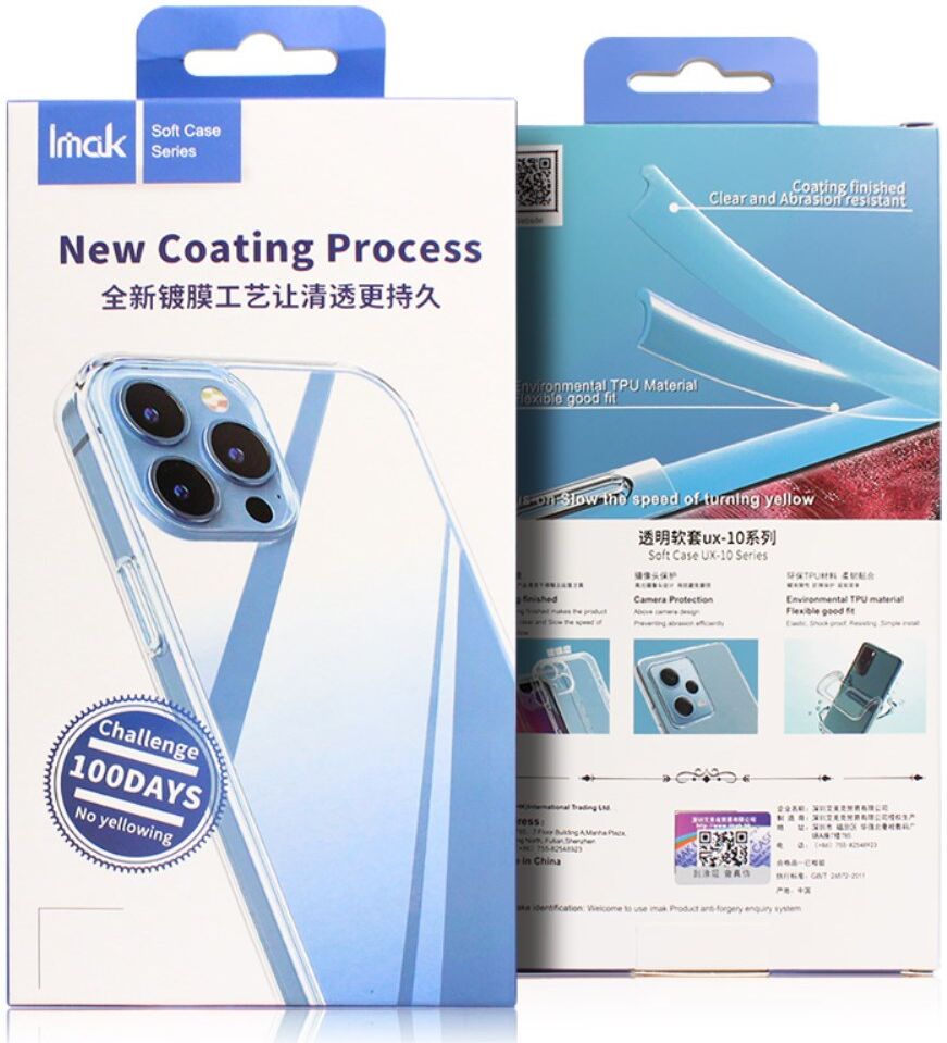Imak UX-10 Samsung Galaxy A34 Hoesje Flexibel TPU Transparant afbeelding 6