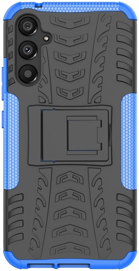 Samsung Galaxy A34 Hoes Robuust Hybride Back Cover Blauw afbeelding 2
