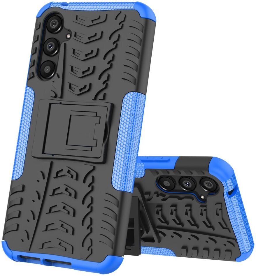 Samsung Galaxy A34 Hoes Robuust Hybride Back Cover Blauw afbeelding 8