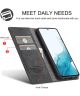 LC.IMEEKE Samsung Galaxy A34 Hoesje Wallet Book Case Zwart