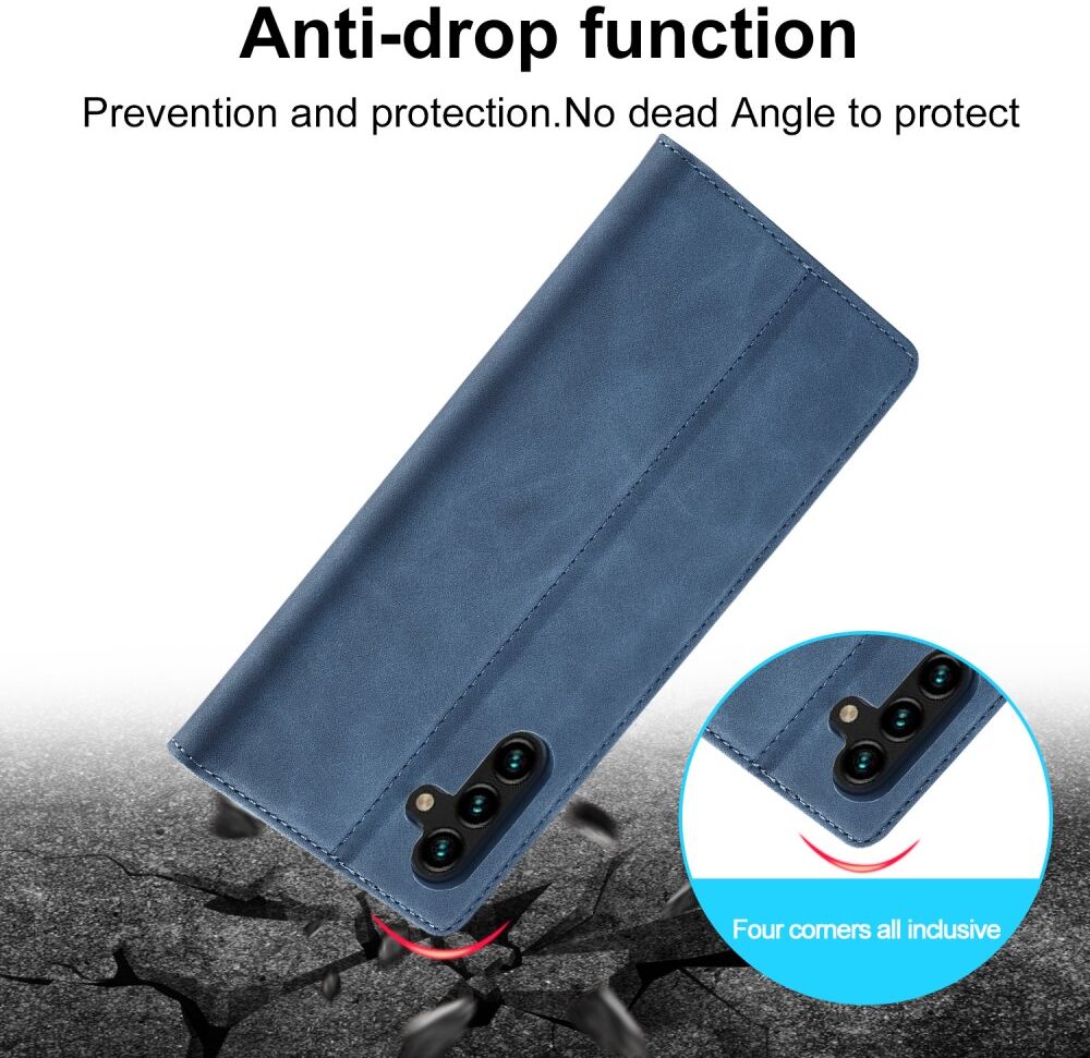 LC.IMEEKE Samsung Galaxy A34 Hoesje Wallet Book Case Blauw afbeelding 6