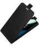 OnePlus 11 Hoesje Verticale Flip Wallet Case Kunstleer Zwart